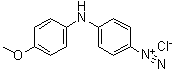 structure of CAS# 101-69-9, 4'-甲氧基二苯胺-4-重氮鎓氯化物