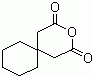 1,1-Cyclohexane diacetic anhydride molecular structure (CAS 1010-26-0)