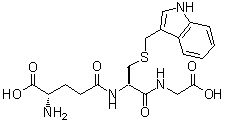 CAS 登录号：101038-93-1, L-gamma-谷氨酰基-S-(1H-吲哚-3-基甲基)-L-半胱氨酰基甘氨酸