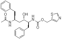 CAS # 1010808-43-1, 1,3-Thiazol-5-ylmethyl N-[(1S,2S,4S)-4-(acetylamino)-1-benzyl-2-hydroxy-5-phenylpentyl]carbamate