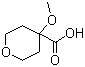 structure of CAS# 1010836-49-3, 4-甲氧基四氢吡喃-4-羧酸