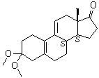 CAS # 10109-76-9, 3,3-Dimethoxyestra-5(10),9(11)-dien-17-one