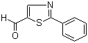 structure of CAS# 1011-40-1, 2-苯基-1,3-噻唑-5-甲醛