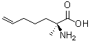 structure of CAS# 1011309-61-7, (2S)-2-Amino-2-methyl-6-heptenoic acid