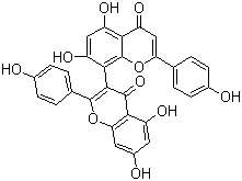 structure of CAS# 101140-06-1, 3,8''-联芹菜甙元