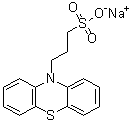 structure of CAS# 101199-38-6, 10H-吩噻嗪-10-丙烷磺酸钠