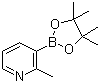 structure of CAS# 1012084-56-8, 2-Methylpyridine-3-boronic acid pinacol ester