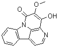 CAS # 101219-61-8, Picrasidine Q, 4-Hydroxy-5-methoxy-6H-indolo[3,2,1-de][1,5]naphthyridin-6-one