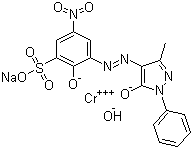 structure of CAS# 10127-27-2, Acid Orange 74