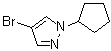 structure of CAS# 1012880-01-1, 4-溴-1-环戊基-1H-吡唑