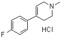 CAS # 1012886-75-7, 4-(4-Fluorophenyl)-1,2,3,6-tetrahydro-1-methylpyridine hydrochloride (1:1)