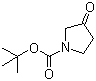 structure of CAS# 101385-93-7, N-Boc-3-pyrrolidinone