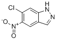 structure of CAS# 101420-98-8, 6-氯-5-硝基-1H-吲唑