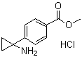 structure of CAS# 1014645-87-4, 4-(1-Aminocyclopropyl)benzoic acid methyl ester hydrochloride
