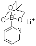 structure of CAS# 1014717-10-2, 2-吡啶基硼酸三羟甲基乙烷酯锂盐