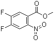 structure of CAS# 1015433-96-1, Methyl 4,5-difluoro-2-nitrobenzoate