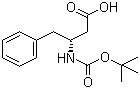 structure of CAS# 101555-61-7, (R)-3-叔丁氧羰基氨基-4-苯基丁酸