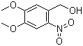 4,5-Dimethoxy-2-nitrobenzyl alcohol molecular structure (CAS 1016-58-6)