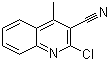 structure of CAS# 101617-94-1, 2-氯-4-甲基喹啉-3-甲腈