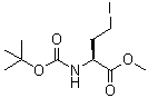 structure of CAS# 101650-14-0, (S)-2-叔丁氧羰基氨基-4-碘丁酸甲酯