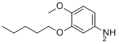 4-Methoxy-3-(pentyloxy)aniline molecular structure (CAS 1016515-28-8)
