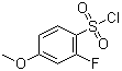 structure of CAS# 1016516-68-9, 2-氟-4-甲氧基苯磺酰氯