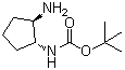 structure of CAS# 1016971-66-6, N-[(1R,2R)-2-氨基环戊基]氨基甲酸叔丁酯