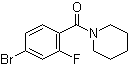 structure of CAS# 1017035-01-6, (4-溴-2-氟苯基)-1-哌啶基甲酮