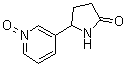 CAS 登录号：101708-63-8, (±)-5-(3-吡啶基)-2-吡咯烷酮 N-氧化物