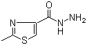 structure of CAS# 101767-28-6, 2-甲基-4-噻唑甲酰肼