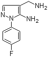 CAS 登录号：1017785-26-0, 5-氨基-1-(4-氟苯基)-1H-吡唑-4-甲胺