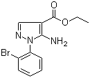structure of CAS# 1019009-68-7, 5-Amino-1-(2-bromophenyl)-1H-pyrazole-4-carboxylic acid ethyl ester
