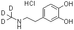 CAS 登录号：101905-96-8, 4-[2-(三氘甲基氨基)乙基]-1,2-苯二酚盐酸盐