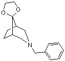 3-(Phenylmethyl)spiro[3-azabicyclo[3.2.1]octane-8,2'-[1,3]dioxolane] molecular structure (CAS 1019208-04-8)