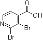 structure of CAS# 1020056-98-7, 2,3-二溴-4-吡啶羧酸