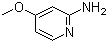 structure of CAS# 10201-73-7, 2-Amino-4-methoxypyridine