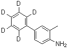CAS 登录号：1020718-97-1, 3-甲基联苯-4-胺-2',3',4',5',6'-d<sub>5</sub>