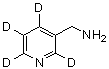 CAS 登录号：1020719-00-9, 3-吡啶甲胺-2,4,5,6-d<sub>4</sub>