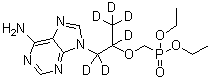CAS # 1020719-38-3, P-[[1-[(6-Amino-9H-purin-9-yl)methyl-d<sub>2</sub>]ethoxy-1,2,2,2-d<sub>4</sub>]methyl]phosphonic acid diethyl ester