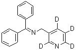 CAS 登录号：1020719-40-7, N-(二苯基亚甲基)-3-吡啶甲胺-2,4,5,6-d<sub>4</sub>