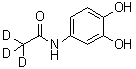 CAS 登录号：1020719-47-4, N-(3,4-二羟基苯基)乙酰胺-2,2,2-d<sub>3</sub>