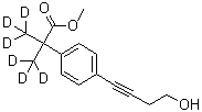 CAS 登录号：1020719-49-6, 4-(4-羟基-1-丁炔-1-基)-alpha,alpha-二(三氘甲基)苯乙酸甲酯