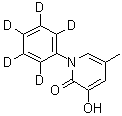 CAS 登录号：1020719-53-2, 3-羟基-5-甲基-1-(五氘苯基)-2(1H)-吡啶酮