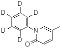 CAS # 1020719-62-3, 5-Methyl-1-(phenyl-2,3,4,5,6-d<sub>5</sub>)-2(1H)-pyridinone