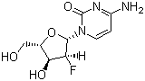structure of CAS# 10212-20-1, 2'-脱氧-2'-氟胞苷
