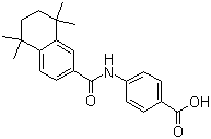 CAS 登录号：102121-60-8, 4-[(5,6,7,8-四氢-5,5,8,8-四甲基-2-萘基)甲酰氨基]苯甲酸