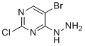 structure of CAS# 1021268-16-5, 5-溴-2-氯-4-肼基嘧啶