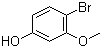 structure of CAS# 102127-34-4, 4-溴-3-甲氧基苯酚