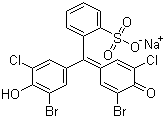 structure of CAS# 102185-52-4, 溴氯酚蓝钠盐