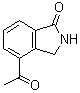 structure of CAS# 1021874-48-5, 4-乙酰基-2,3-二氢-1H-异吲哚-1-酮